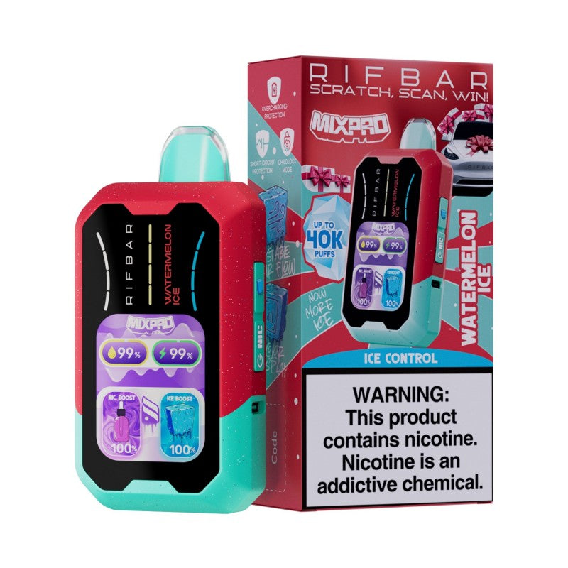 RIfbar MIxpro 40k (Watermelon Ice) Smoke2Snack RIfbar MIxpro 40k (Watermelon Ice) Smoke2Snack