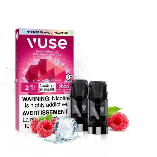 Vuse Raspberry Ice 2/pk pods Smoke2Snack Vuse Raspberry Ice 2/pk pods Smoke2Snack