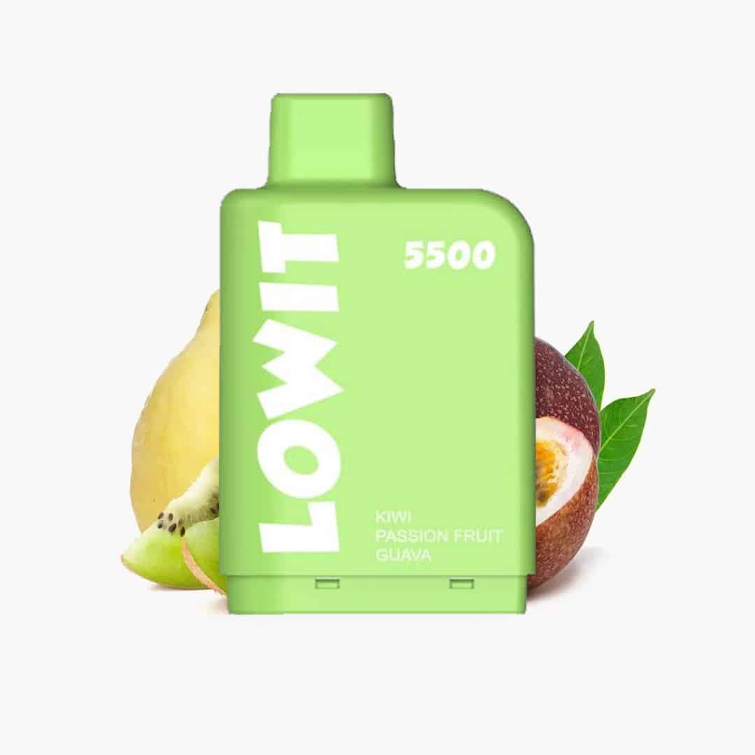 Elfbar Lowit Pod 5500 kiwi passionfruit guava Smoke2Snack Elfbar Lowit Pod 5500 kiwi passionfruit guava Smoke2Snack