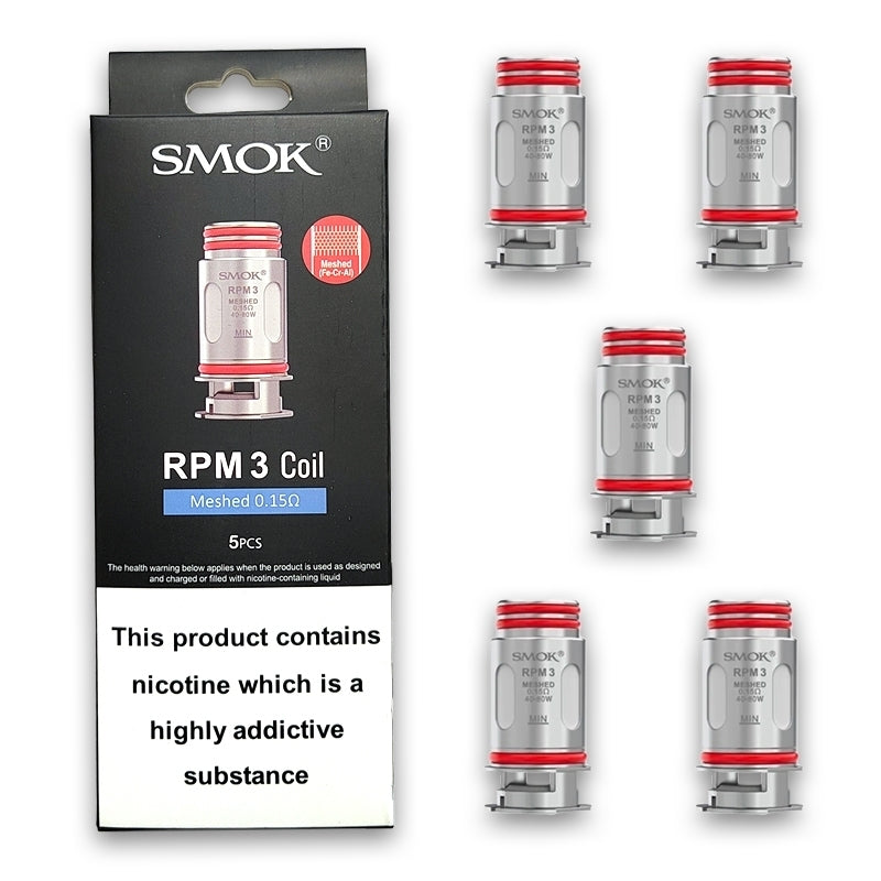 Buy Now Rpm 3 Replacement Coils Meshed 0.15 5/Pk - Smok Vape Accessories Best Vape Shop in Canada Smoke2Snack Buy Now Rpm 3 Replacement Coils Meshed 0.15 5/Pk - Smok Vape Accessories Best Vape Shop in Canada Smoke2Snack