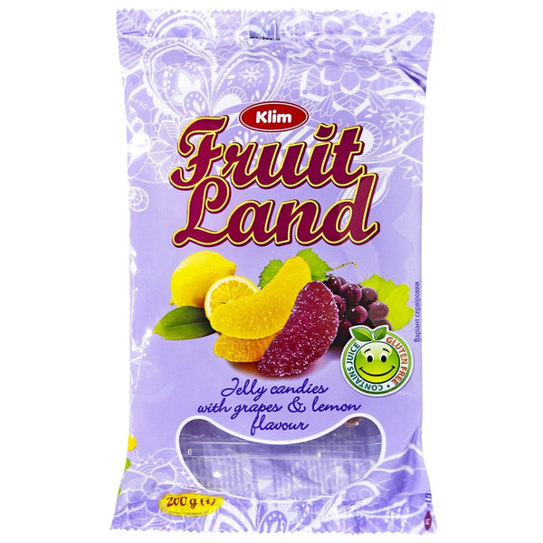 Klim Fruit Land Grape & Lemon Flavour 200g