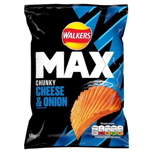 Walkers Max Chunky Cheese & Onion 50g