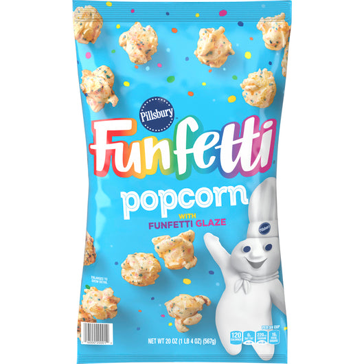 Pillsbury Funfetti Popcorn with Funfetti Glaze