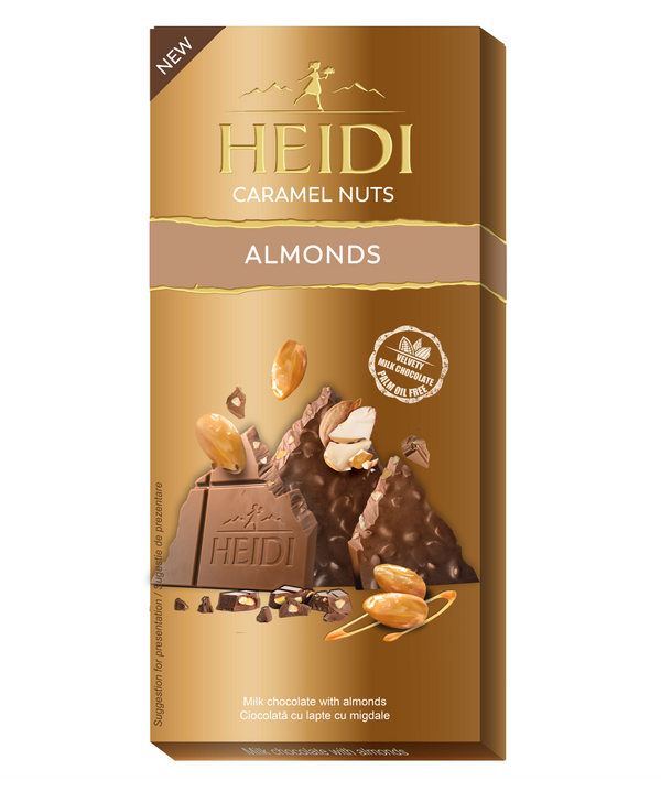 Heldi Caramel Nuts Almonds 80g
