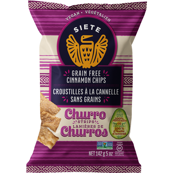 Siete Grain Free Cinnamon Chips Churro Strips 142g