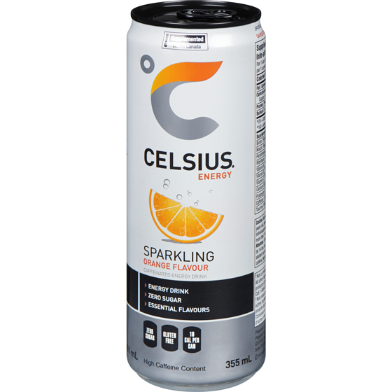 Celsius Orange flavor 355ml