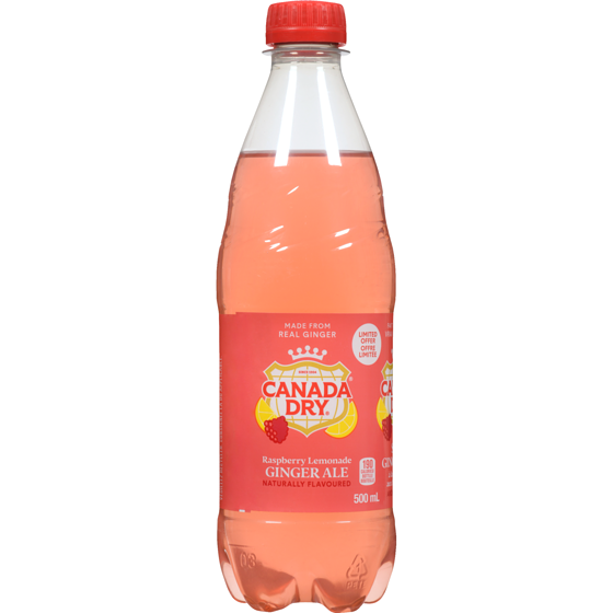 Canada Dry Raspberry lemonade Ginger Ale 500ml