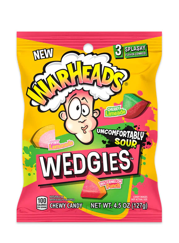 Warheads Uncomfortable Sour Wedgies 127g