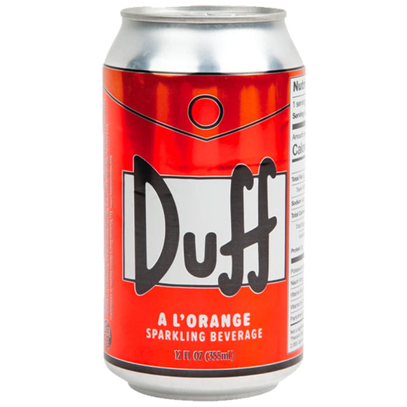 Duff Orange Sparkling Beverage 355ml