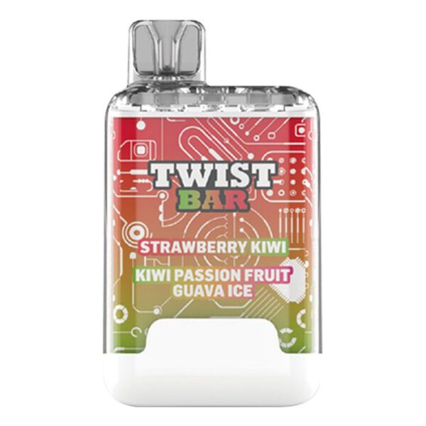 Twist Bar STRAWBERRY KIWI & KIWI PASSION FRUIT GUAVA ICE