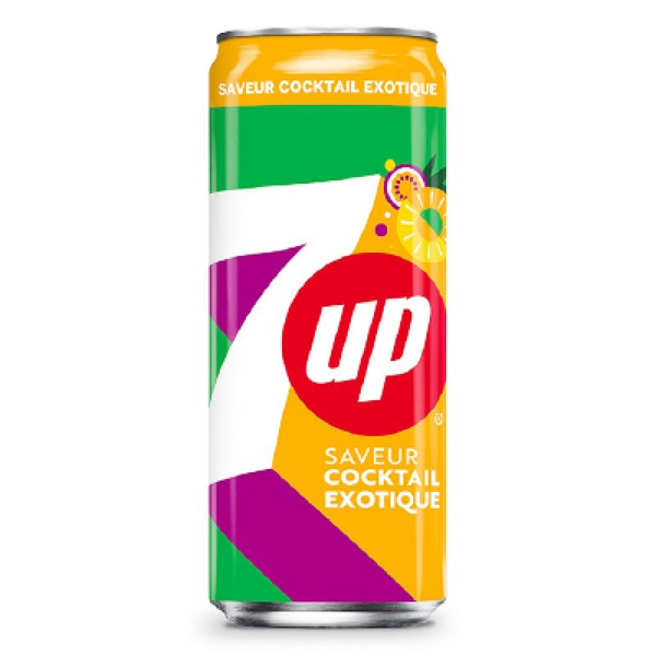 7up Saveur Cocktail Exotique 330ml