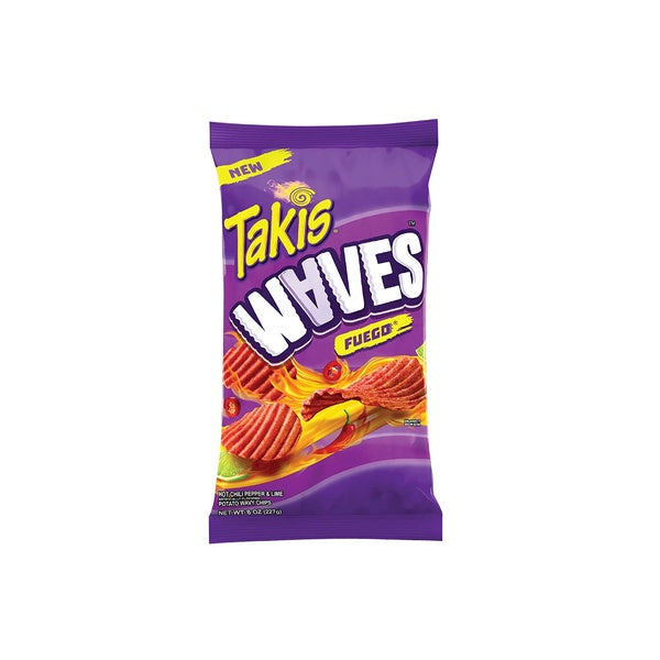 Takis Waves Blue Heat 227g