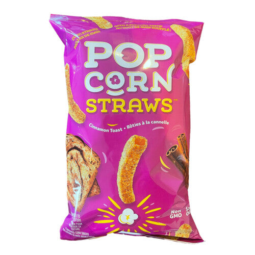 Popcorn Straws Cinnamon Toast