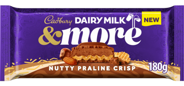 Cadbury Dairy Milk Nutty Praline Crisp 180g