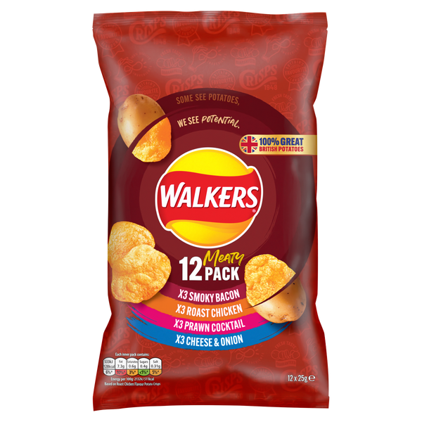 Walkers  Meaty - 12 Pack