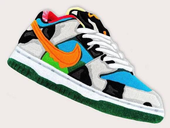 Ben And Jerry's Inspired Low Top Dunks Rug