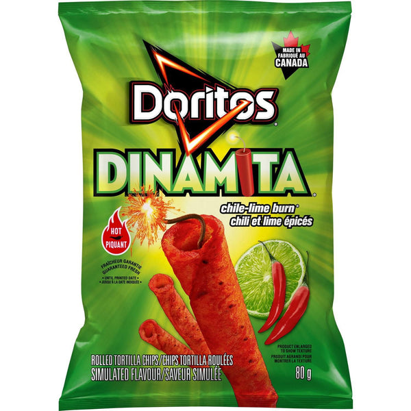 Doritos Dinamite Sticks Chile Limon