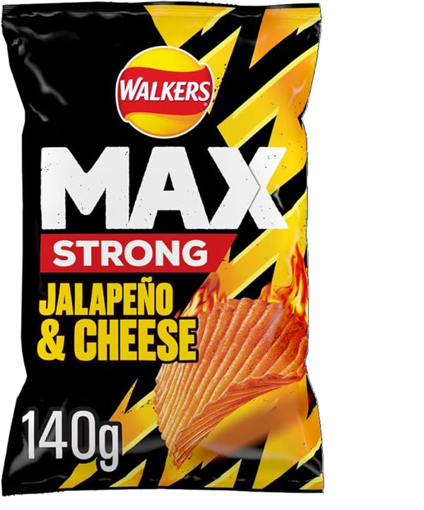 Walkers Max Jalapeno Cheese 140g