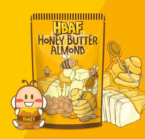 Hbaf Honey Butter Almond 190g