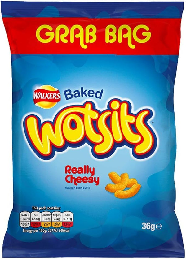 Walkers Baked Wotsits Cheesy Flavor 36g