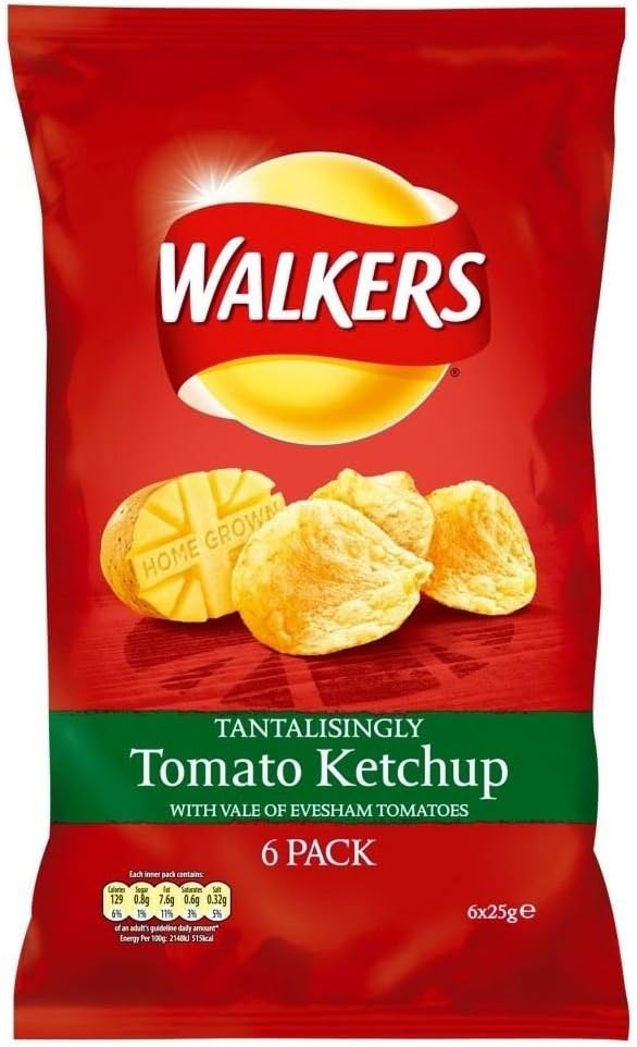 Walkers Tomato Ketchup 6 Pack