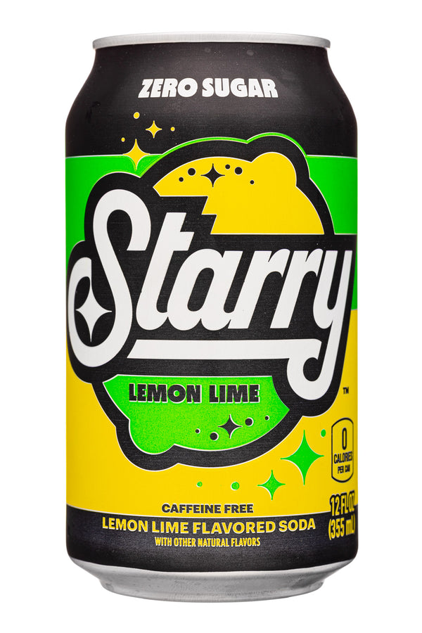 Starry Lemon Lime Zero Sugar 355ml