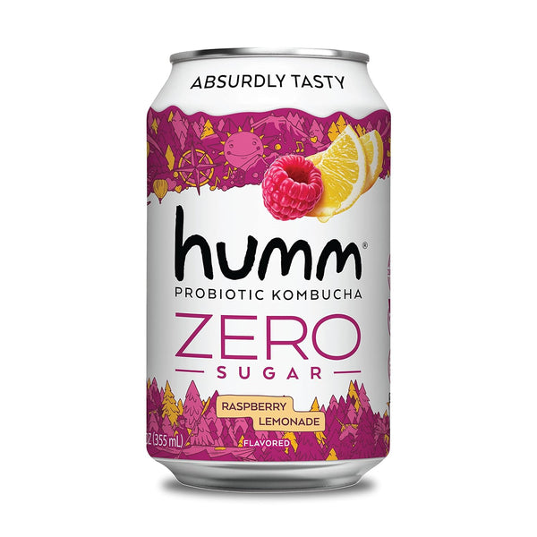 Humm Raspberry Lemonade Zero Sugar 355ml