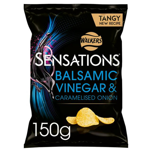 Walkers Sensation Balsamic Vinegar & Caramelised Onion 150g