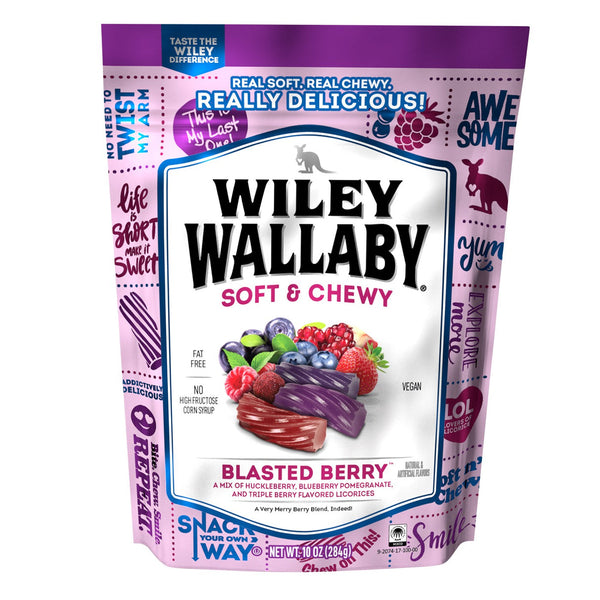 Wiley Wallaby Soft & Chewy Blasted Bery 284g