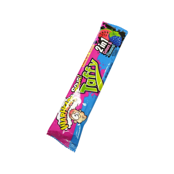 Warheads sour taffy 2in1 Colors & Flavors