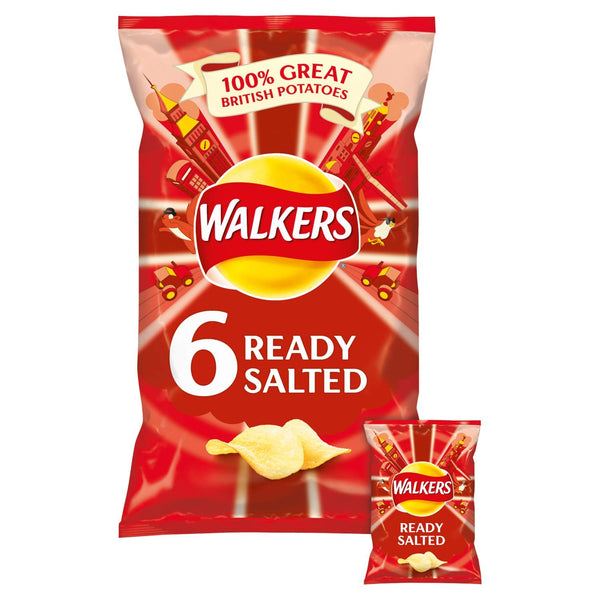 Walkers Ready Salted 6 Pack