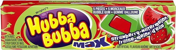 Hubba Bubba Strawberry Watermelon Max Bubble Gum