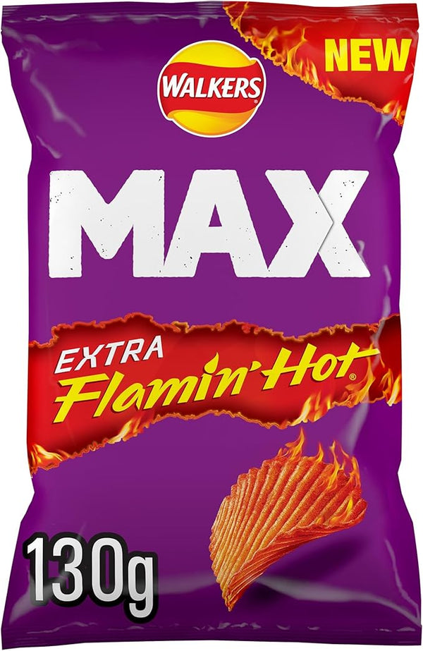 Walkers Max Extra Flamin Hot 130g