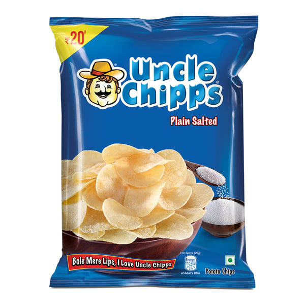 Uncle Chipps Plain Salted 50g