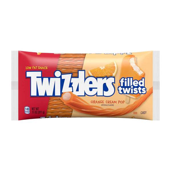 Twizzlers Filled Twists Orange Cream Pop