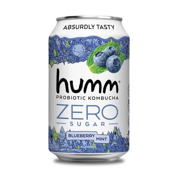 Humm Blueberry Mint Zero Sugar 355ml