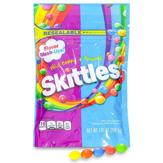 Skittles Wild Berry + Tropical 255g