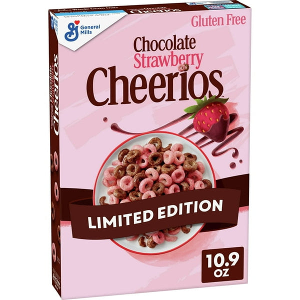 Chocolate Strawberry Cheerios Valentine's Day Breakfast