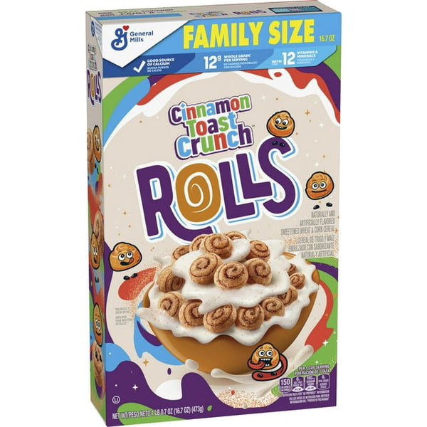 General Mills Cinnamon Roll-Shaped Cereal