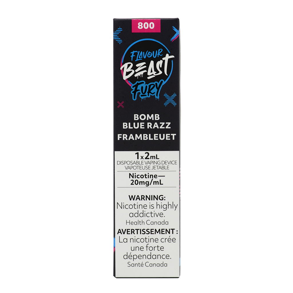 Bomb Blue Raspberry Vape Flavour Beast Bomb Blue Razz 800 – Smoke2Snack