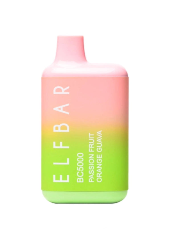 Elfbar Bc 5000 Bold: Passionfruit orange guava