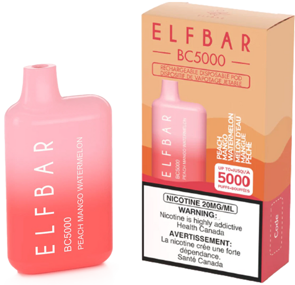 Elfbar Bc 5000 Bold: Peach mango watermelon