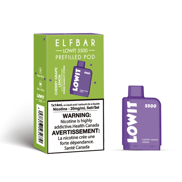 Elfbar Lowit 5500 Cherry Grape Lemonade