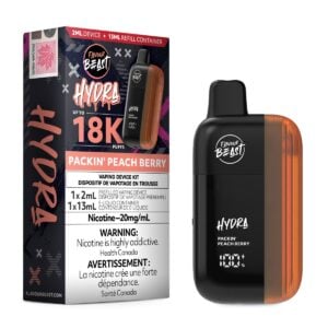 Flavour Beast Hydra Packin Peach Berry 18K