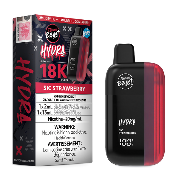 Flavour Beast Hydra Sic Strawberry 18K