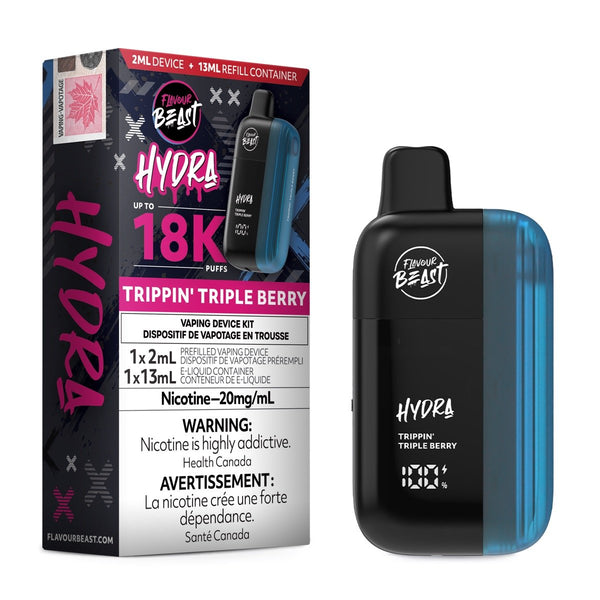 Flavour Beast Hydra Trippin Triple Berry 18K