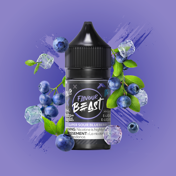 Flavour Beast Super Sour Blueberry Iced