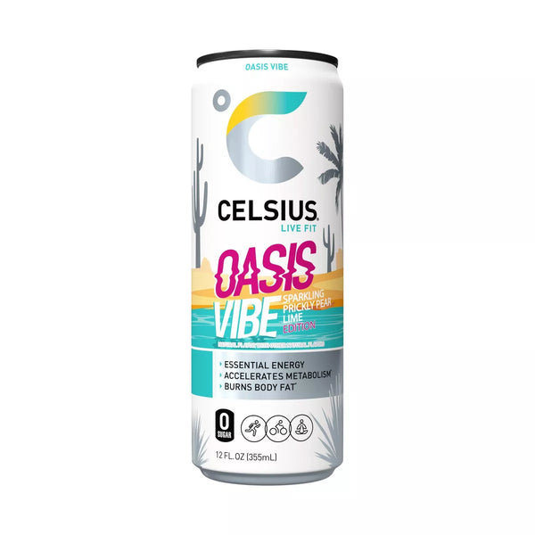 Celsius oasis vibe energy drink 355ml