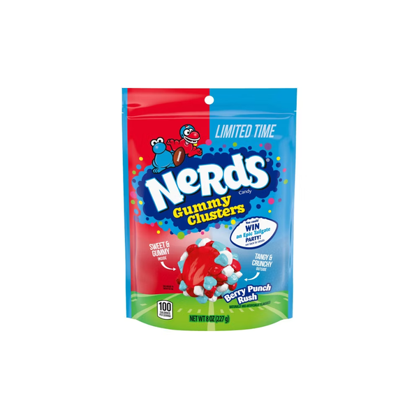 Nerds Gummy Clusters Berry Punch Rush 227g