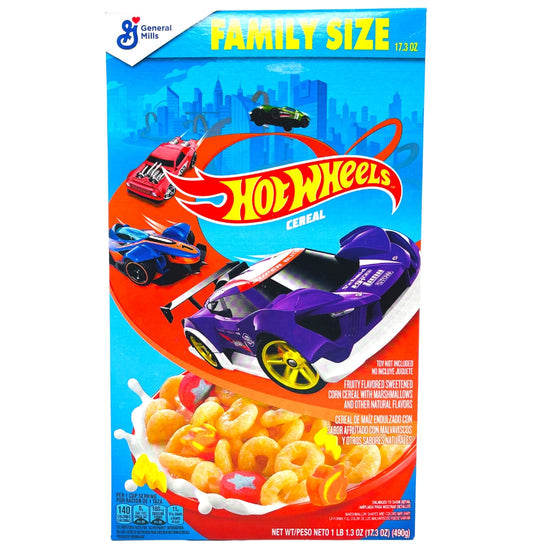 General Mills Hot Wheels Cereal